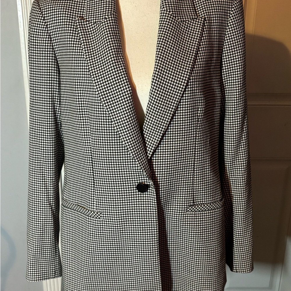 Karl Lagerfeld Houndstooth Blazer - Size 14